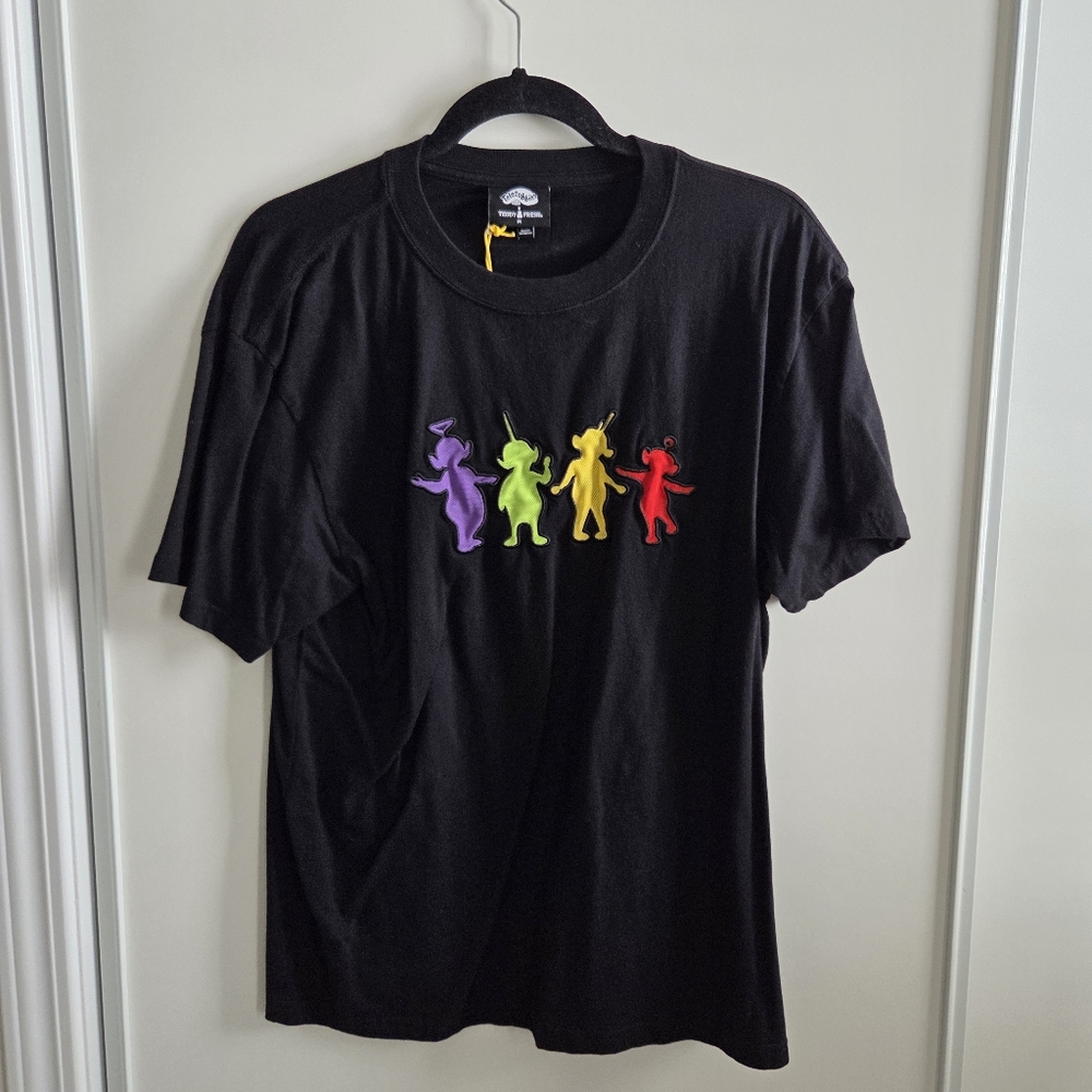 Teddy Fresh x Teletubbies Mesh Silhouette Graphic T-shirt